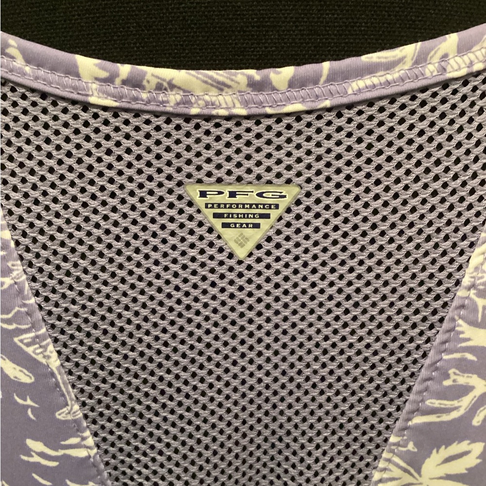 Columbia Women's Lavender Floral Scoop Neck Midi Dress. C35 - Picture 3 of 6